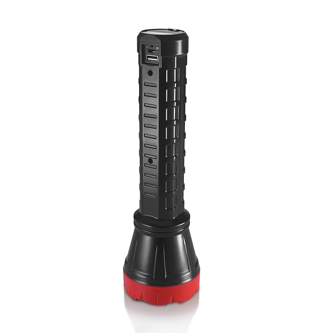 Syska Starlight 5W Micro USB Rechargeable Emergency Light with 2600mAh Built-in Power Bank (Black-Red & Black-green) Syska Starlight 5W Micro USB Rechargeable Emergency Light with 2600mAh Built-in Power Bank (Black-Red & Black-green)